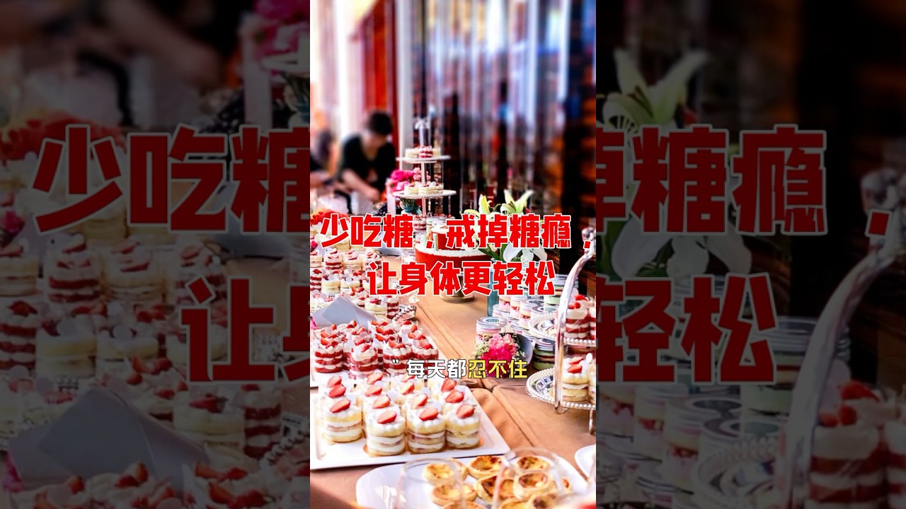 少吃糖，戒掉糖瘾，让身体更轻松 #围绝经期 #年輕 #减肥 #更年期