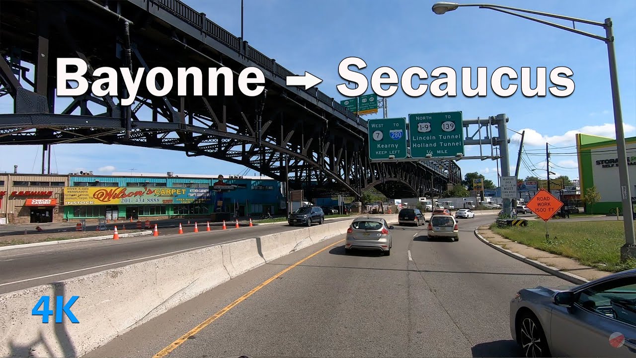 Bayonne to Secaucus NJ via Route 440 & 1-9