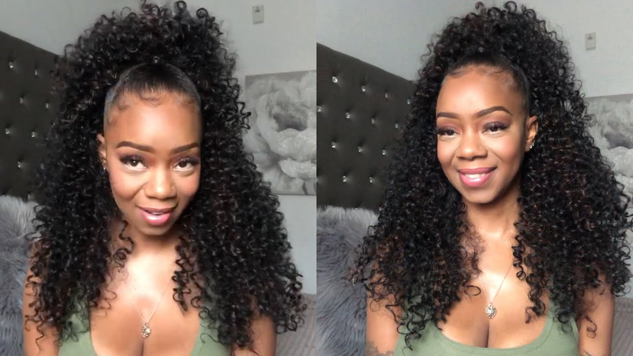 Half Up Half Down | Outre Dominican Curly Half Wig