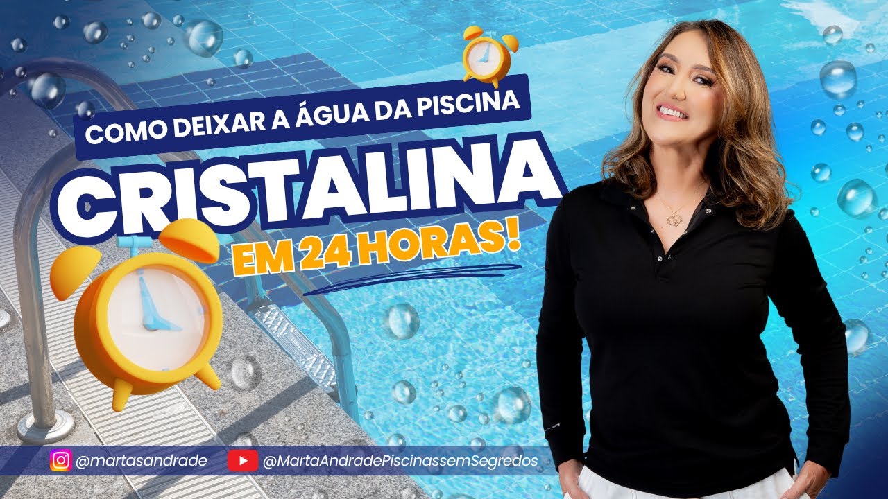 Como Deixar a Água da Piscina CRISTALINA em 24 Horas! (Técnica Profissional)
