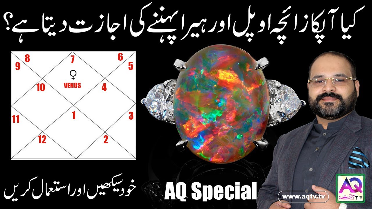 Best stone for Shukra | Venus Planet | Diamond White Sapphire or Opal | Astrologer Ali Zanjani |AQTV