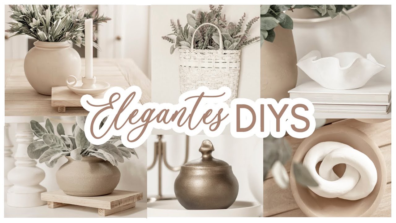 ⭐ DIYS FÁCILES Y ECONÓMICOS QUE TIENES HACER 😮DECORA TU CASA PEQUEÑA +  MANUALIDADES EN 5 MINUTOS.