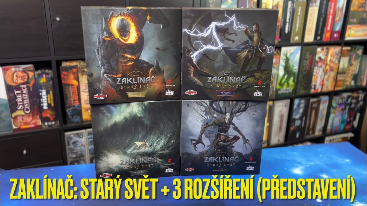 Zaklínač: Starý svět + Rozšíření Mágové, Skellige a Legendární lov (Představení)