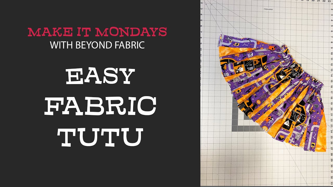 Sew an Easy Fabric Tutu - Make It Mondays – Quick Costume Skirt for Kids and Adults