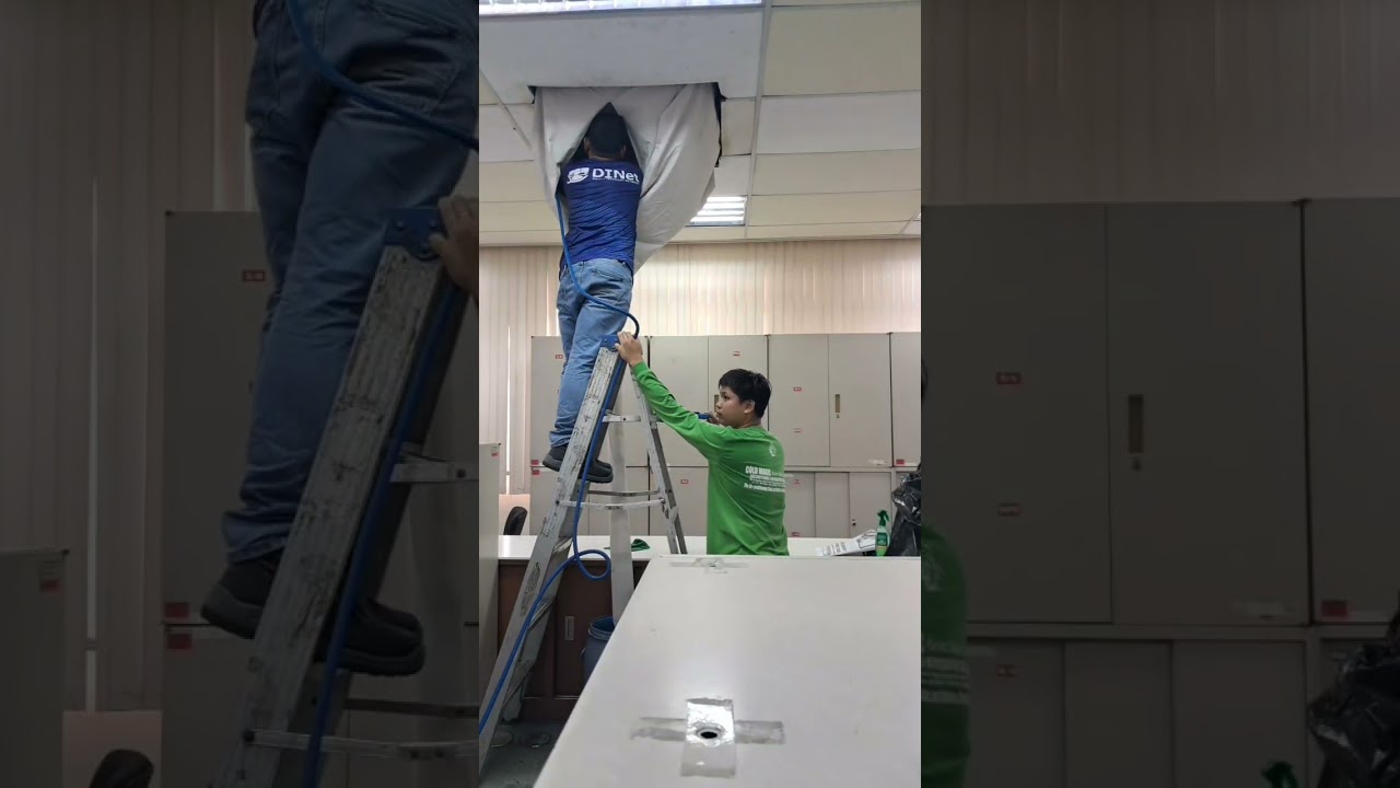General cleaning aircon daikin 