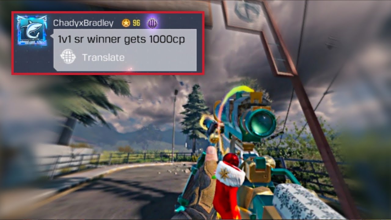 SAW THIS ON WORLD CHAT 1V1 FOR 1000 CP USING SNIPER ONLY...(I NUKE HIM)