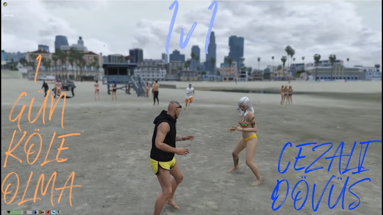 1 GÜNLÜK KÖLE OLMA CEZALI 1v1 DÖVÜŞ w/EdaMilka