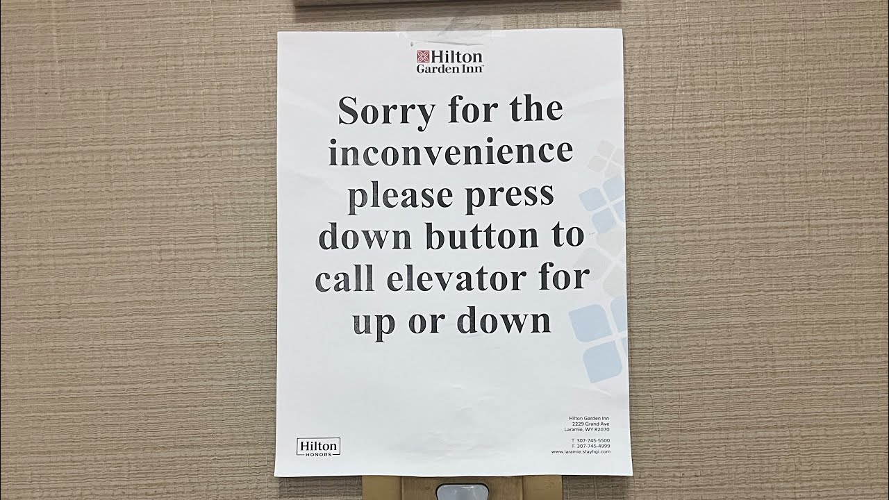 Schindler 330A Hydraulic Elevators - Hilton Garden Inn Laramie - Laramie, WY