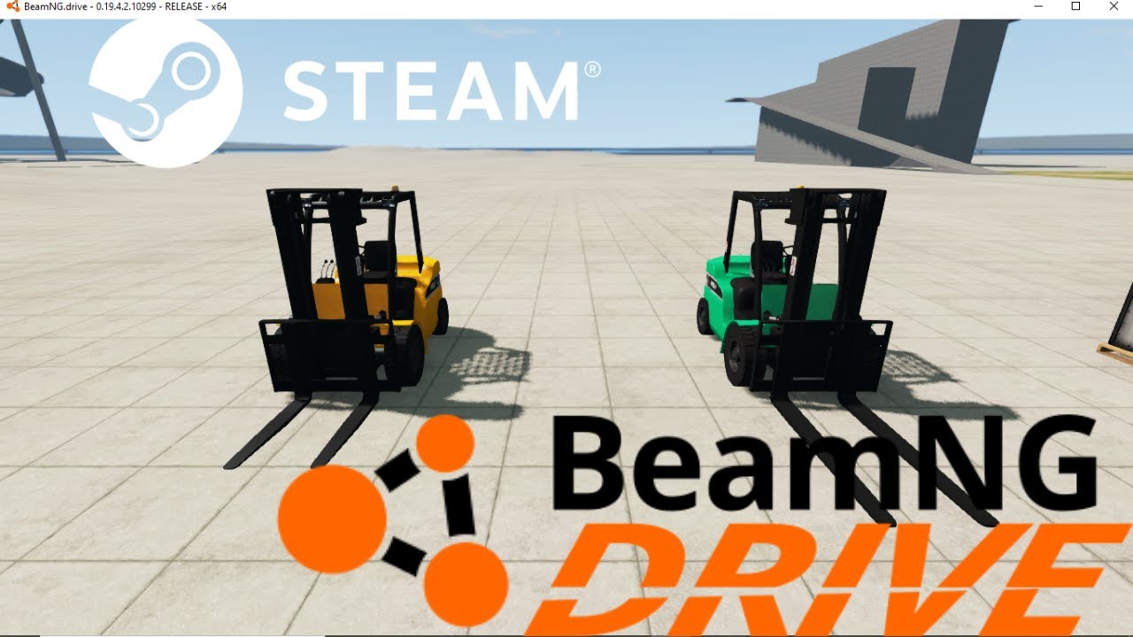 Working Forklift BeamNG.Drive