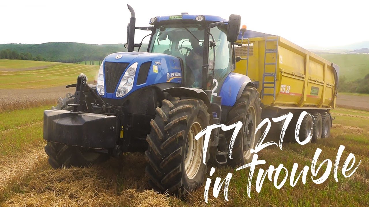 New Holland T7.270 v problémoch