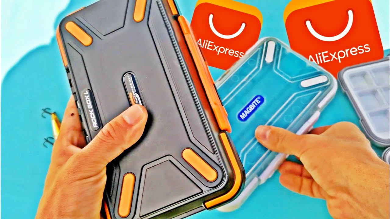 CAJA de SEÑUELOS ALIEXPRES VS MAGBITE ORIGINAL ¿CUÁL ES MEJOR?