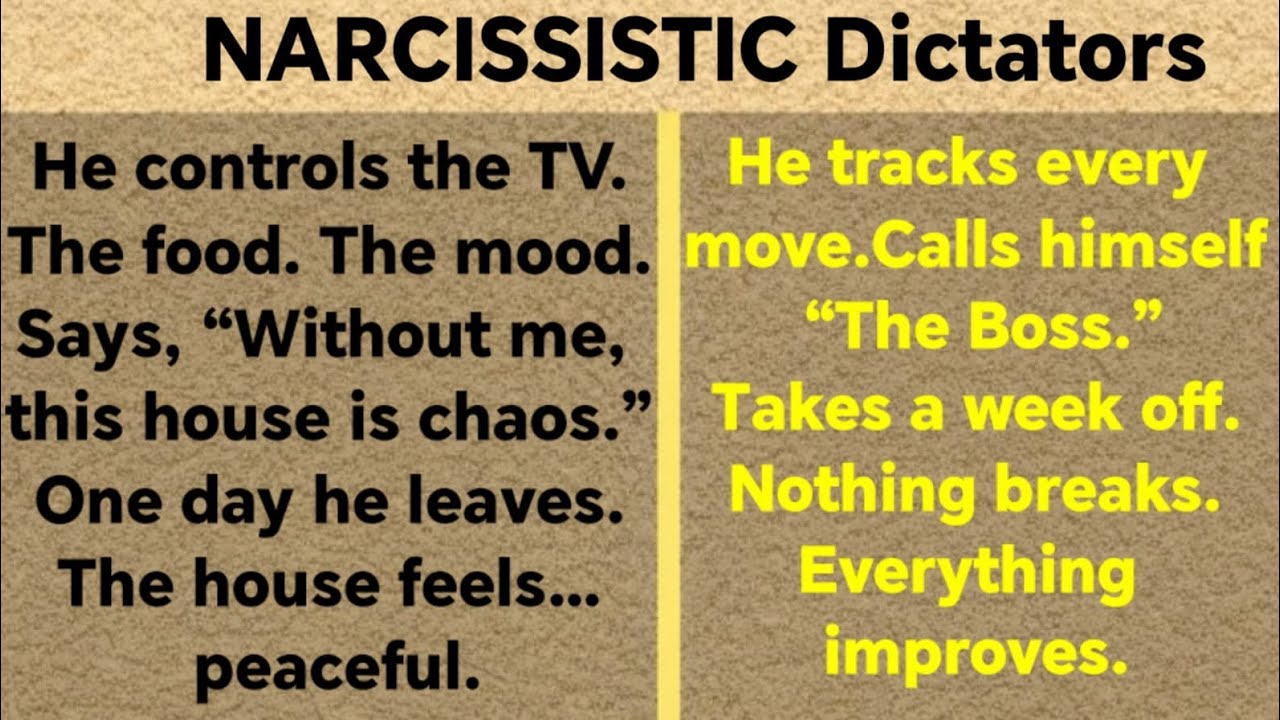 👉 Narcissistic & Controlling Personalities at Home and Office &ndash; The Hidden Power Struggles 😮🔥