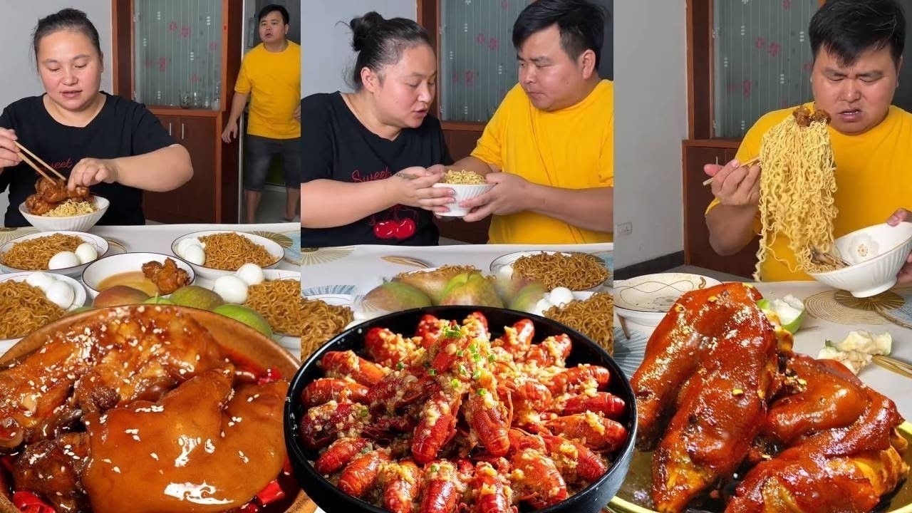 贪吃的老公把所有的鸡腿都霸占了，趁他不注意全部吃掉，看他是什么反应！#夫妻日常#funny
