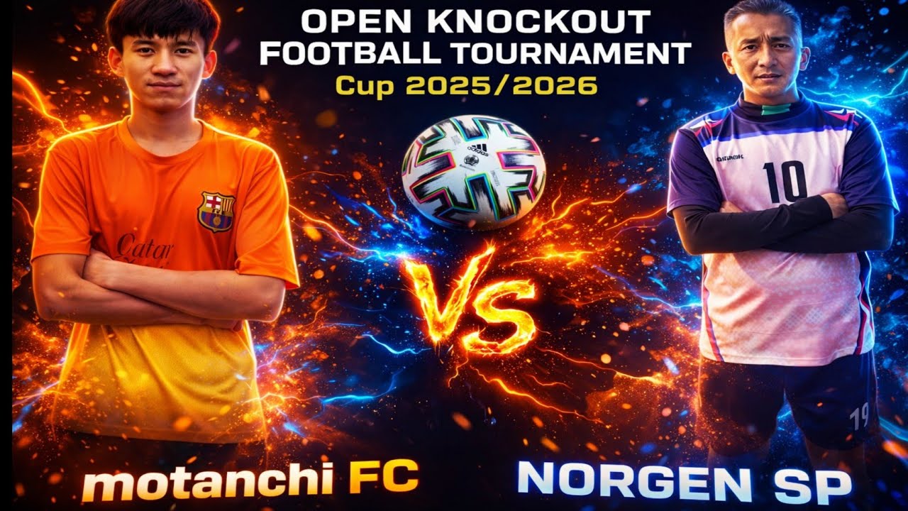 Open knockout football tournament cup 2025/2026 motanchi FC VS Norgen SP