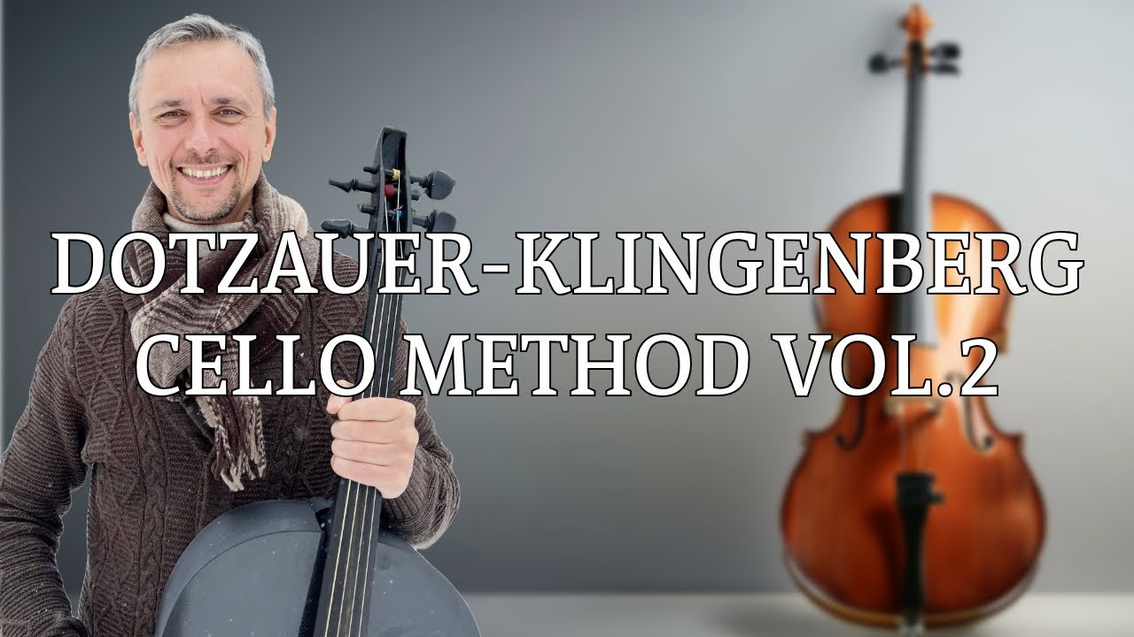 Dotzauer - Klingenberg Cello Method no. 110 Etudes in 4th position