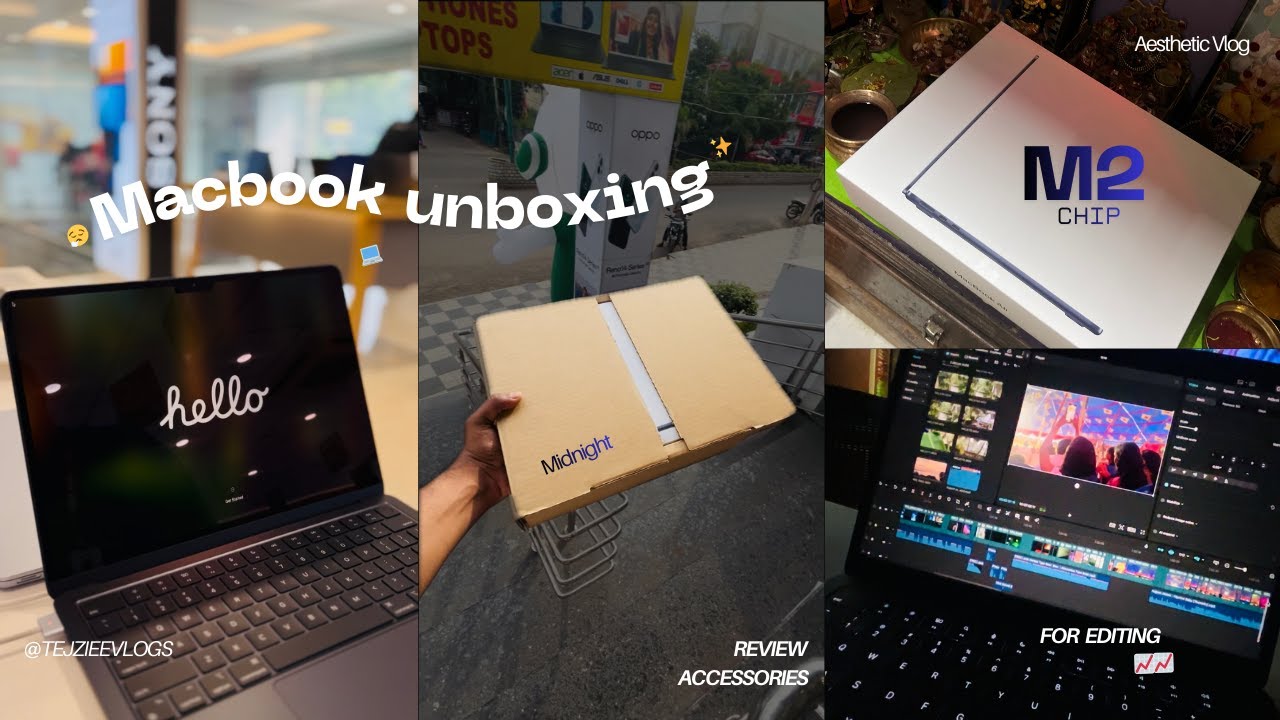 MacBook Air M2 13″ (Midnight) Unboxing Review + Accessories Is It Worth Buying in 2025?