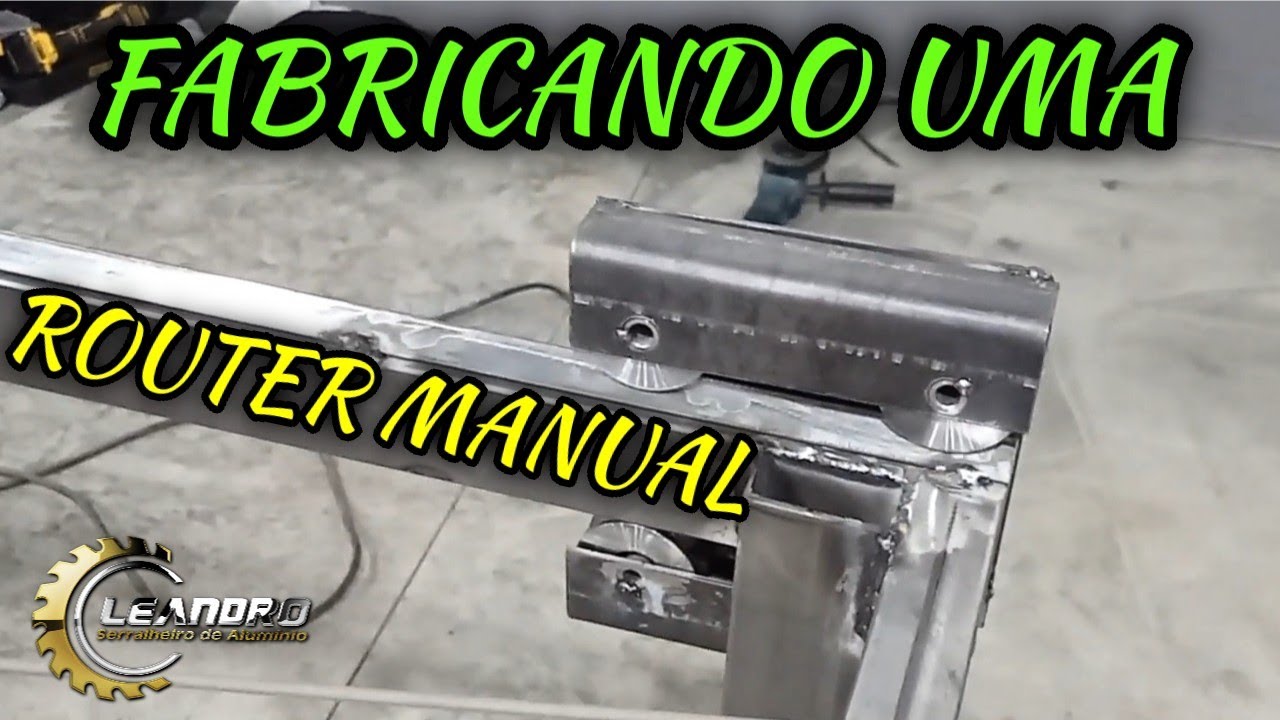 Fabricando uma Router manual para acm, será que vai prestar?