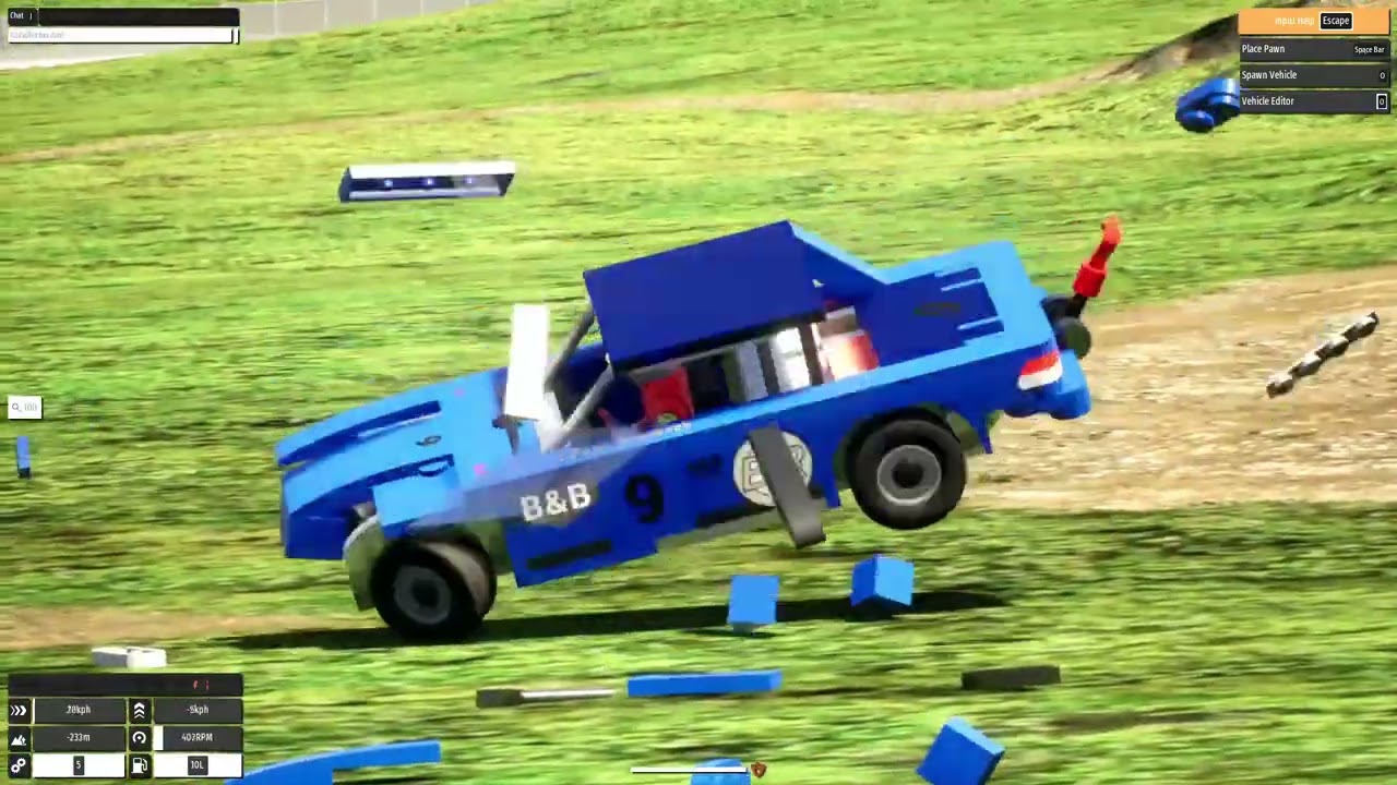 Brick Rigs Racing Crashes #1