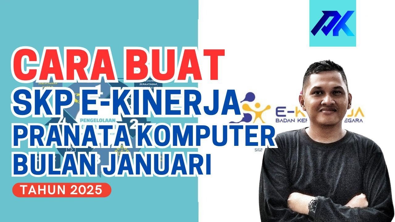 Cara Buat SKP E-Kinerja Pranata Komputer Bulan Januari 2025