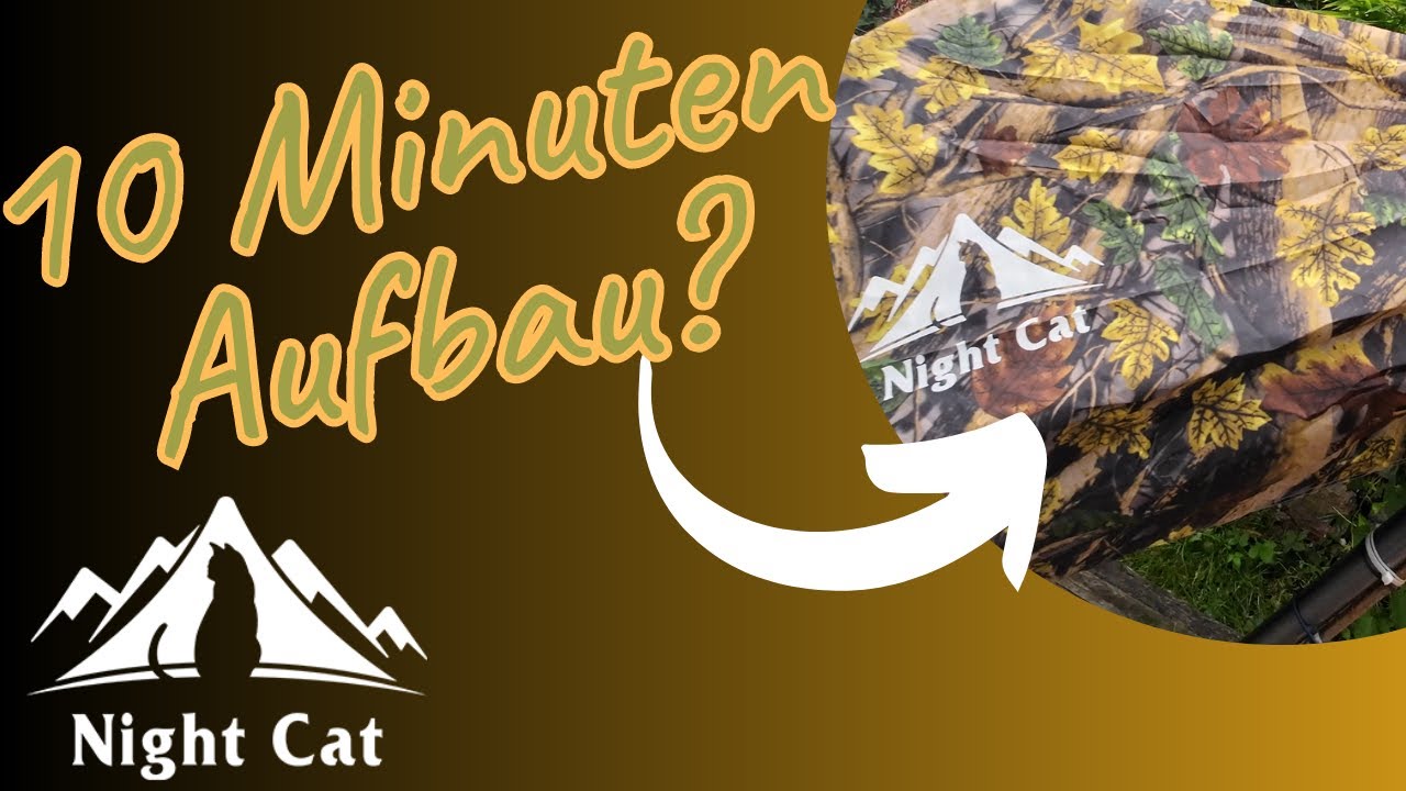 Hängematte oder Tunnelzelt, du entscheidest. Nightcat