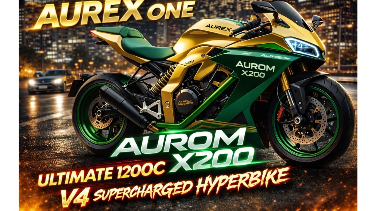 This 1200cc V4 Supercharged Hyperbike is INSANE! | Ultimate Street Beast! | Aurex One Aurom X200