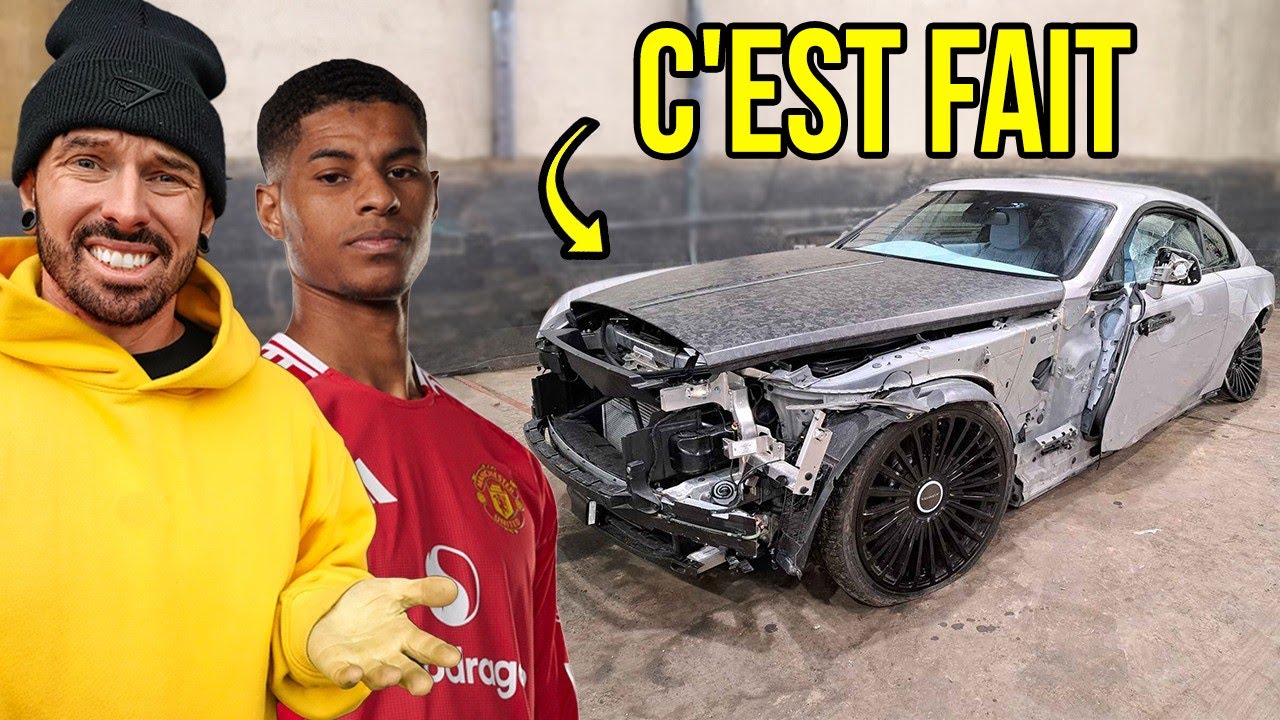 J'AI RECONSTRUIT LA ROLLS ROYCE ACCIDENTÉE DE MARCUS RASHFORD