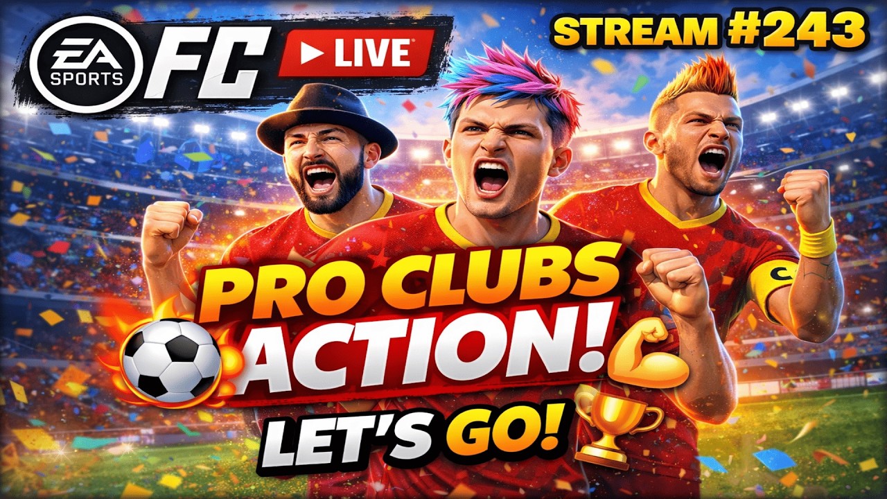 EA FC 25 PRO CLUBS LIVE 🔴 | Road to Victory! ⚽🔥