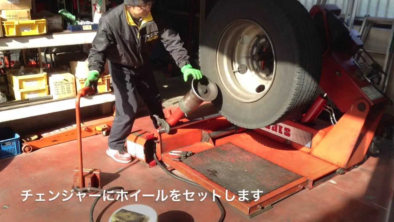 大型トラックのタイヤ交換 275/80R22.5 151/148J YOKOHAMA 701ZE /岐阜県大垣市のタイヤショップいなり大垣