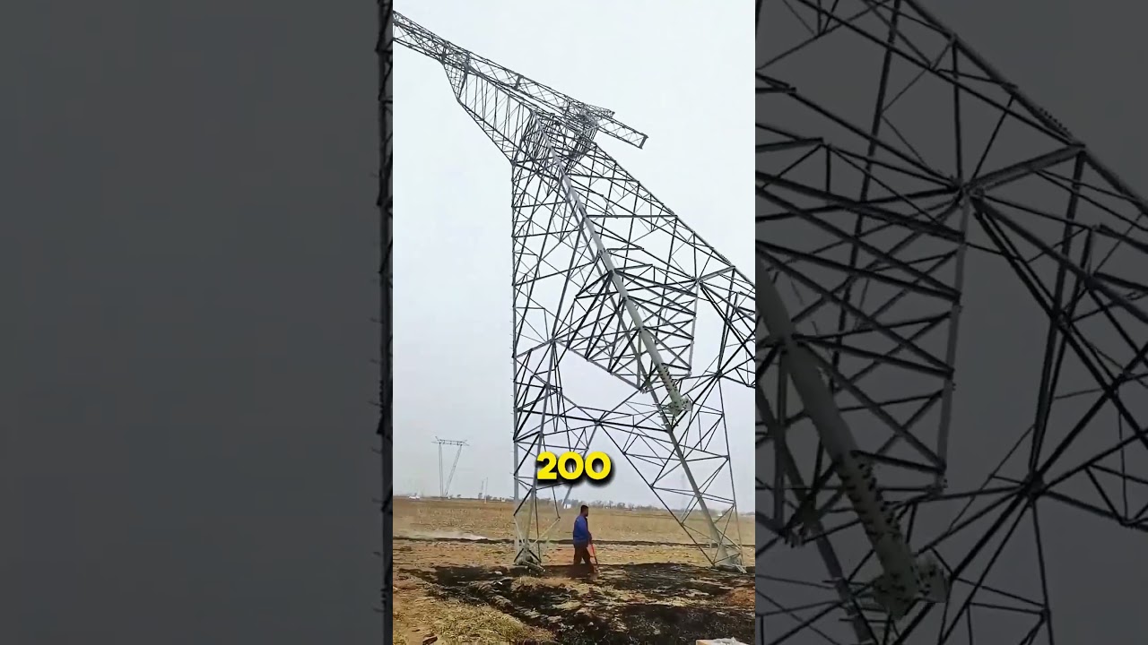This is how massive power lines and towers get demolished!