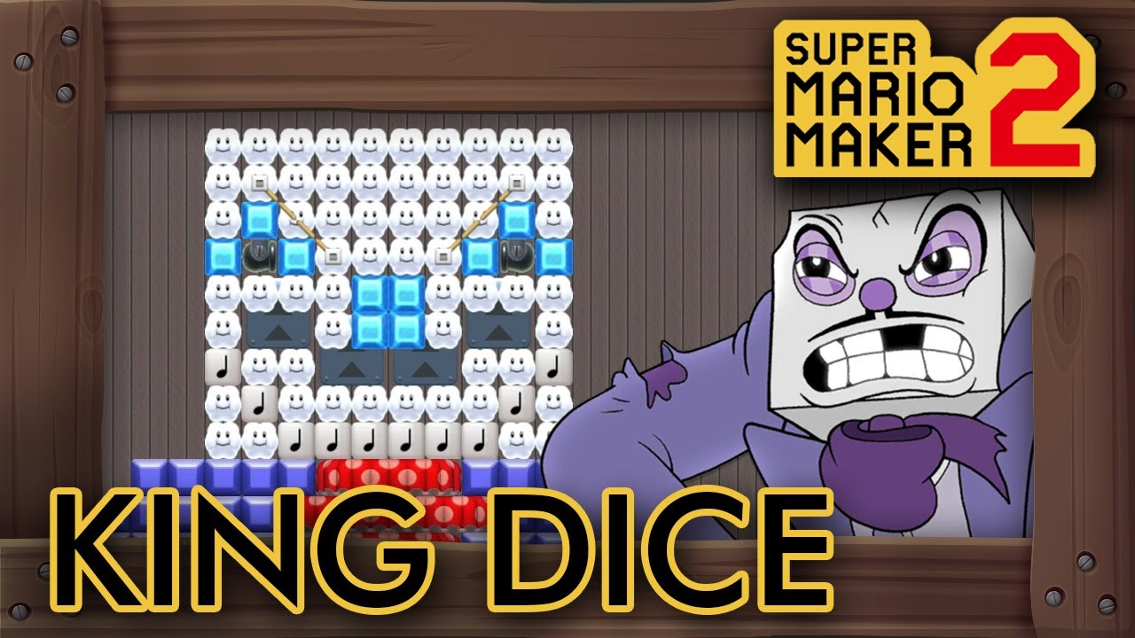 Super Mario Maker 2 - Cuphead King Dice Boss Level
