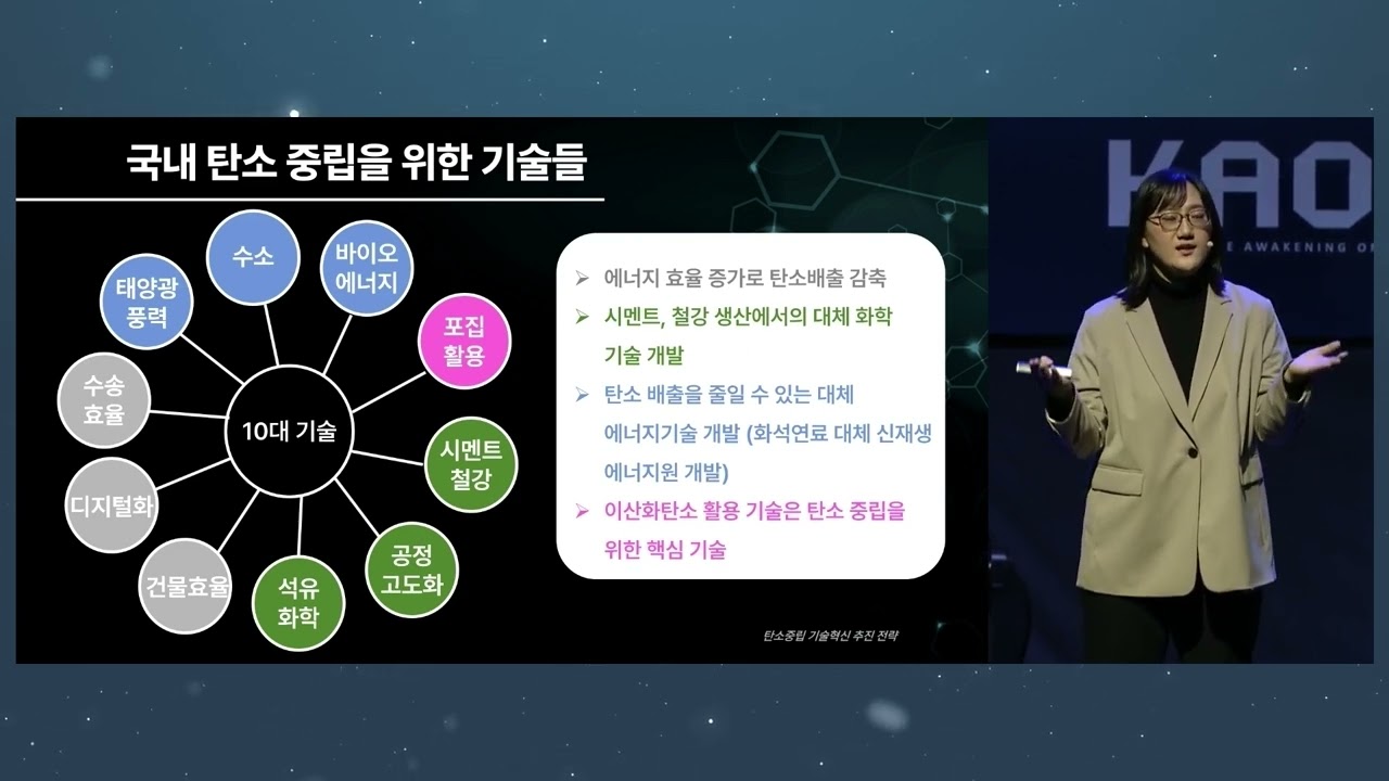 제31회 자연과학 공개강연 | [강연3] 황윤정 교수, 탄소 중립을 위한 화학의 도전