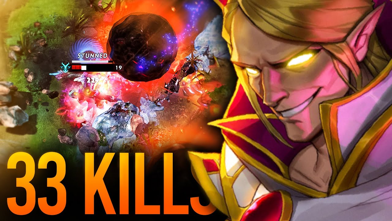 33 KILLS 100K DAMAGE DEALT INVOKER | Dota 2 Invoker