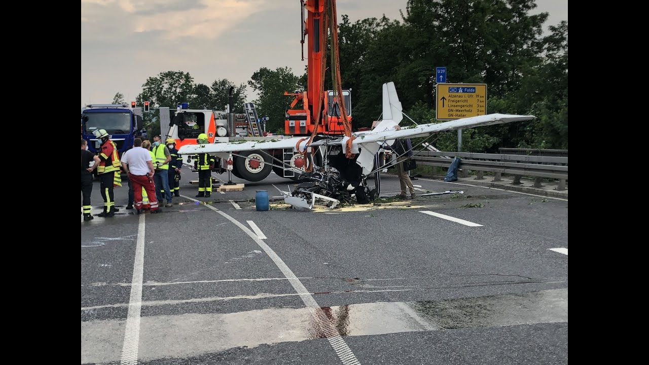 Zwei Tote bei Flugzeugabsturz in Gelnhausen