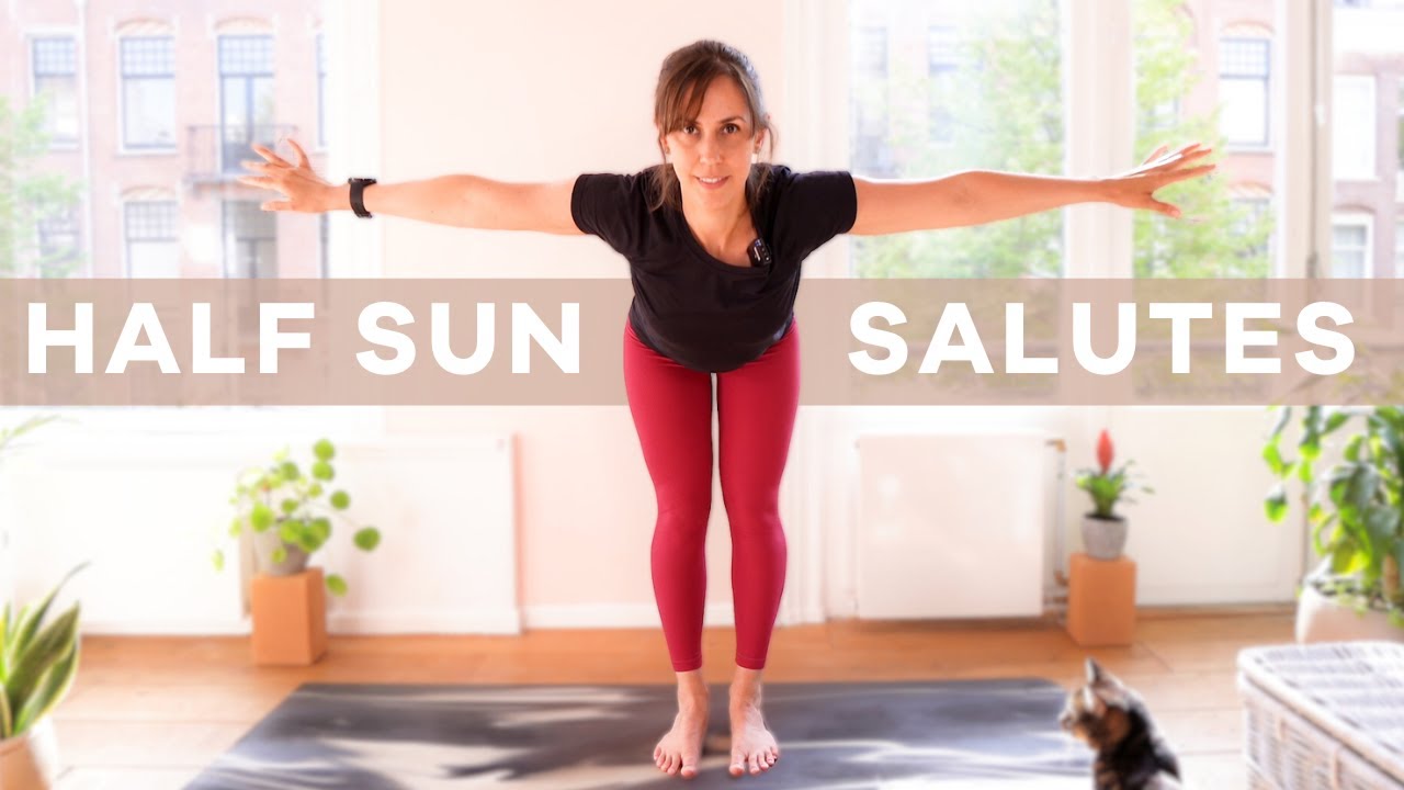Half Sun Salutations for Beginners // Surya Namaskar