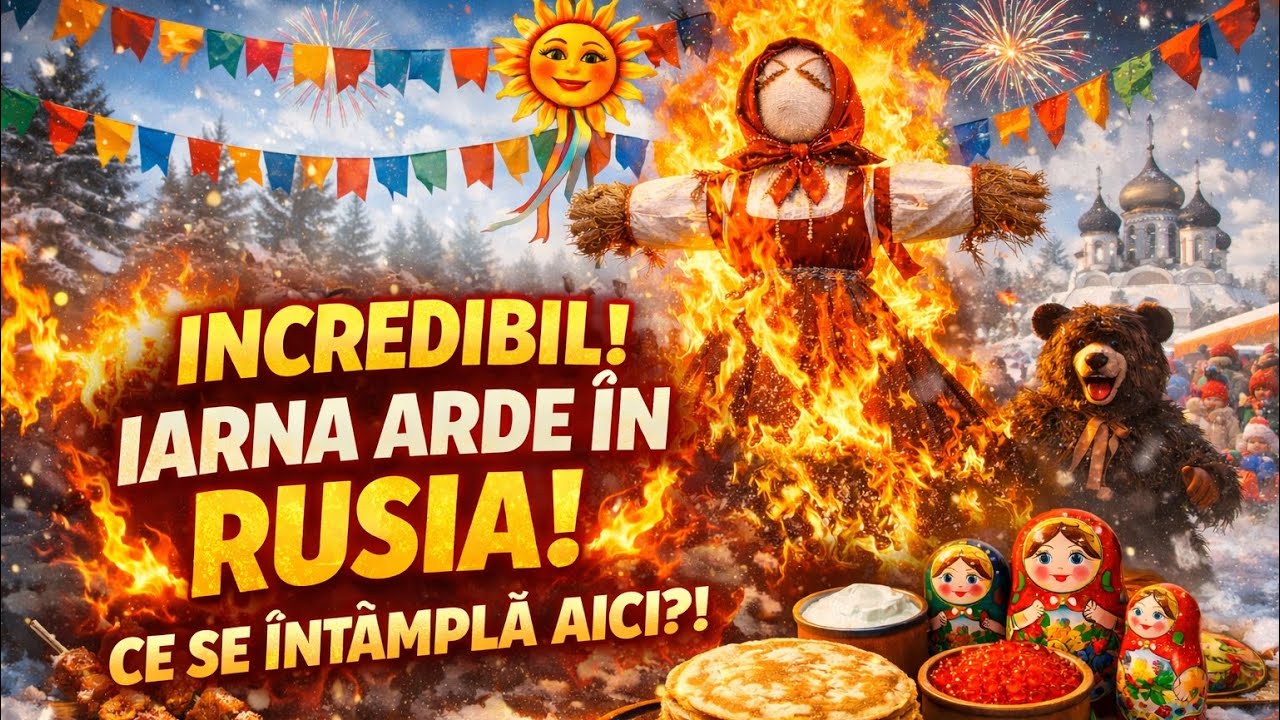 AȘA Petrec Rușii Cea Mai Spectaculoasă Sărbătoare NU Mă Așteptam la Așa Ceva! Rușii Transformă iarna