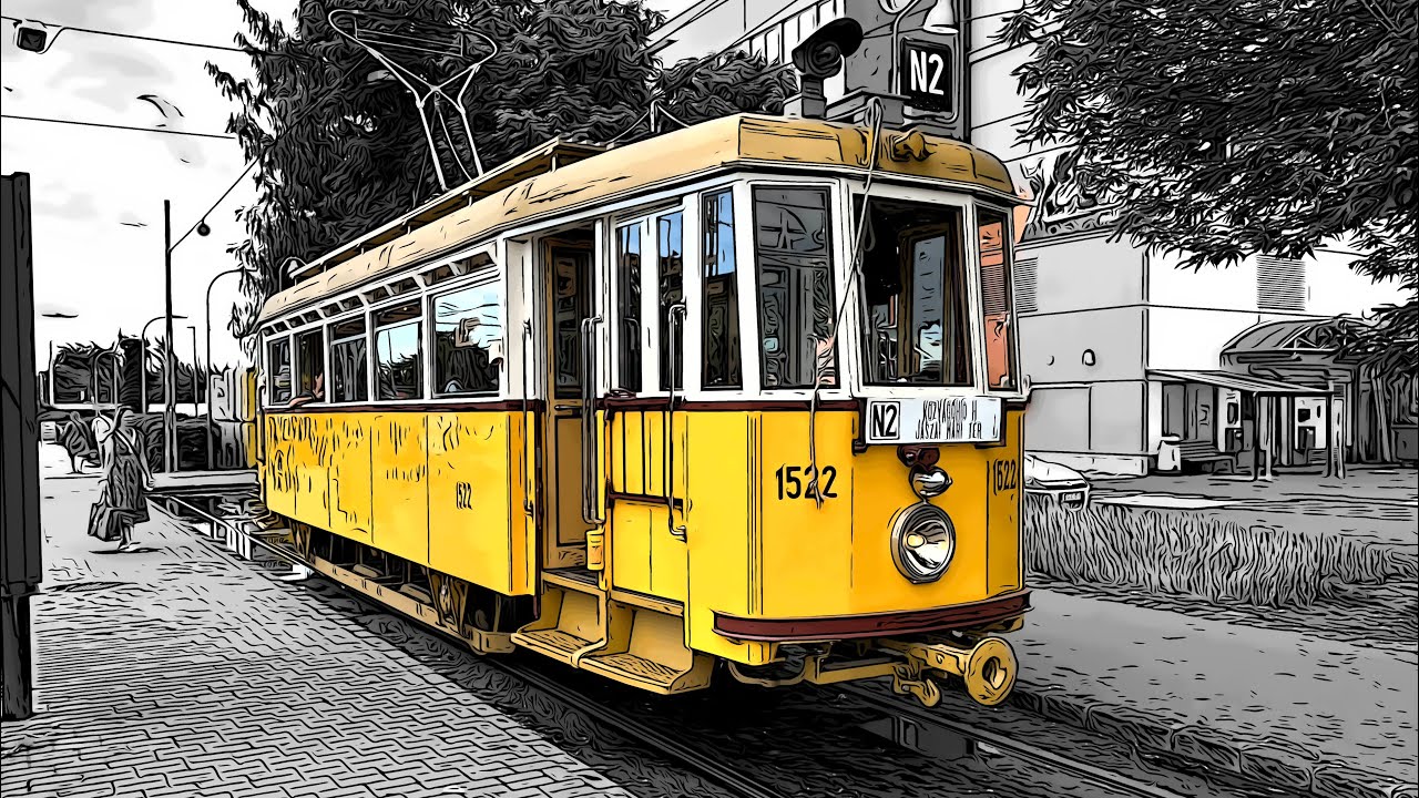 Nosztalgia villamoson | 1. rész 🚃 (4K)