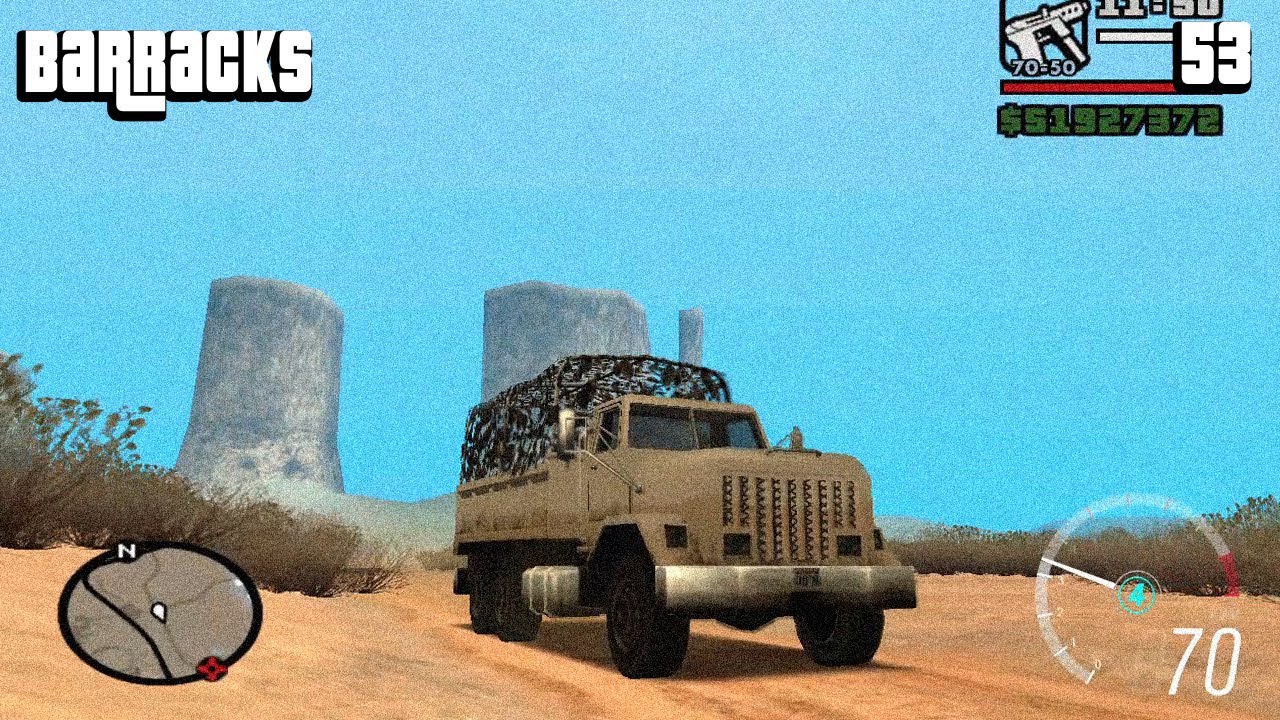 Driving the Barracks - GTA San Andreas (Keyboard + Mouse) Gameplay