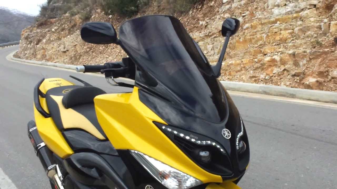 Yamaha T-Max 500 (Fari Led)--(Yoshimura R-77 Carbon Exhaust)