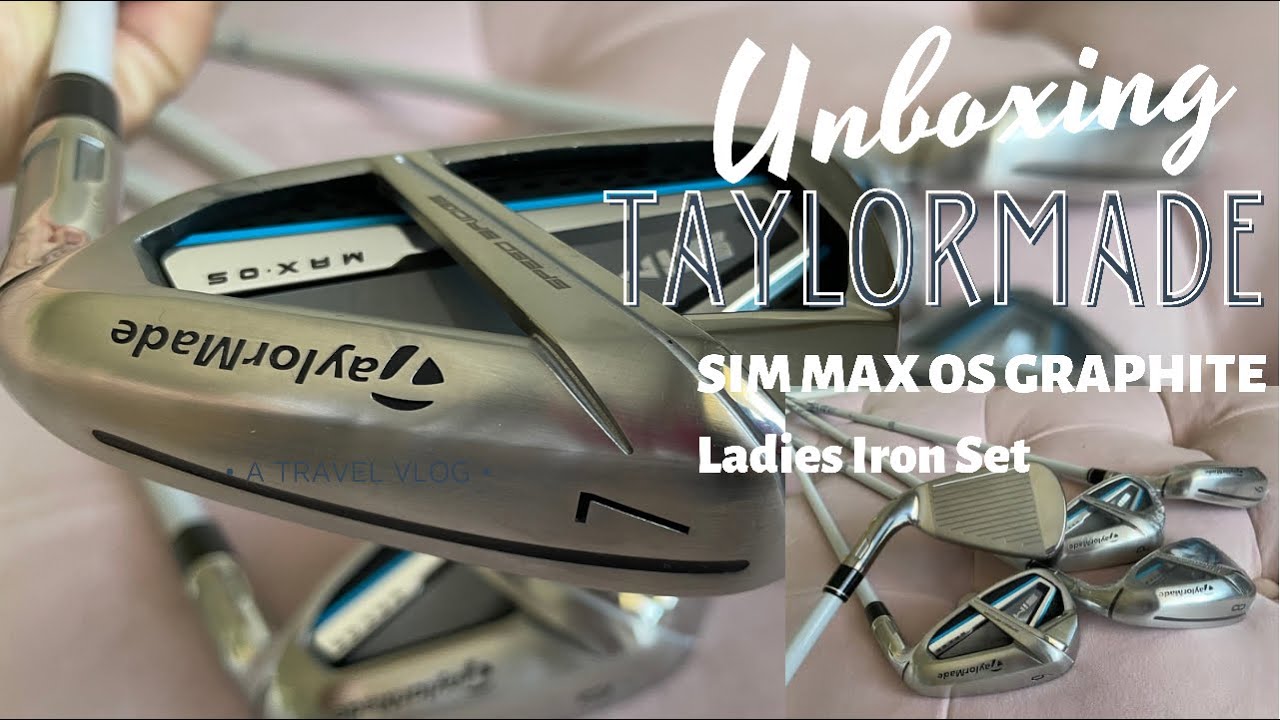 TaylorMade SIM MAX OS Graphite Ladies Iron Set Unboxing | #taylormade #taylormadegolf #golfbag