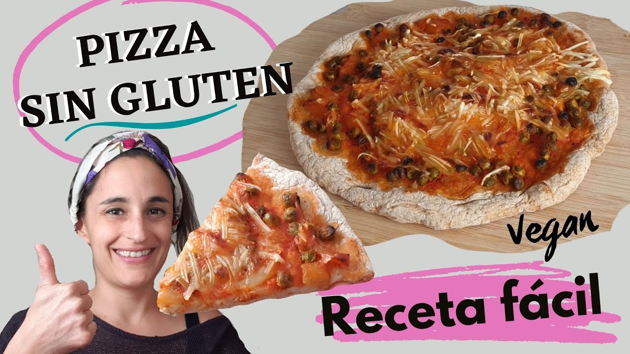🍕 MASA de PIZZA SIN GLUTEN y SIN LACTOSA 🍕 con harina de arroz [SIN PREMEZCLAS, SIN TACC] Vegana