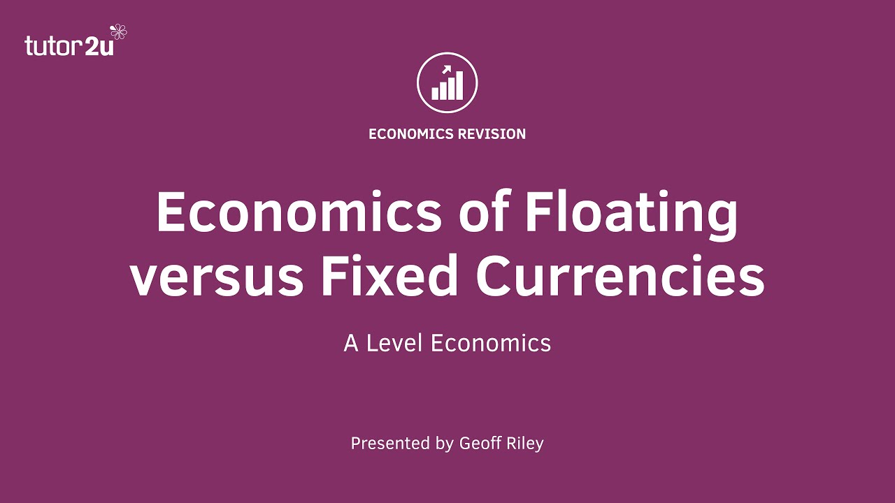 Economics of Floating versus Fixed Exchange Rates