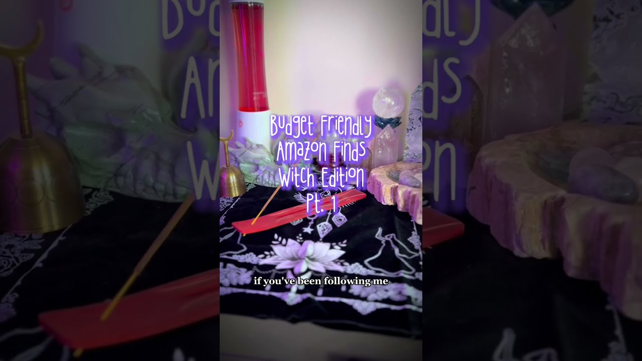 Witchcraft supplies, witchy finds, amazon finds, budget friendly witchcraft supplies, witch tips