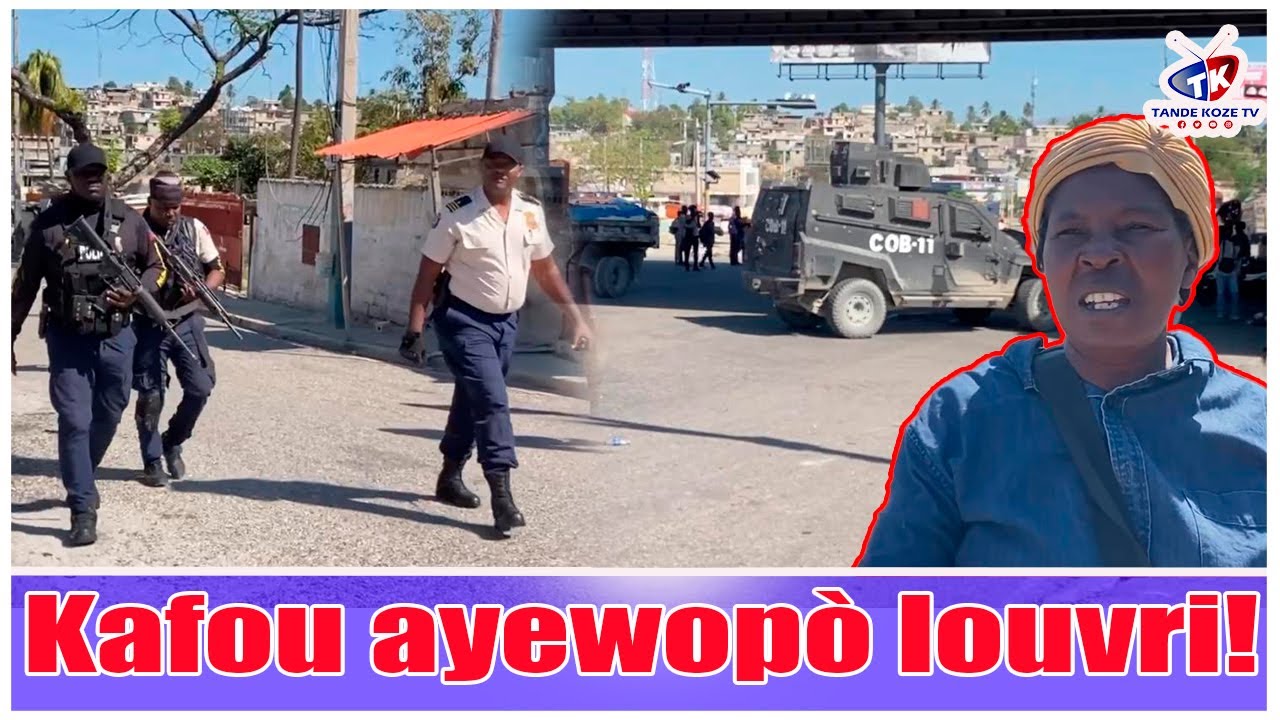 Aktivite yo kòmanse reprann kafou ayewopò. Lapolis mobilize e popilasyon an kontan!