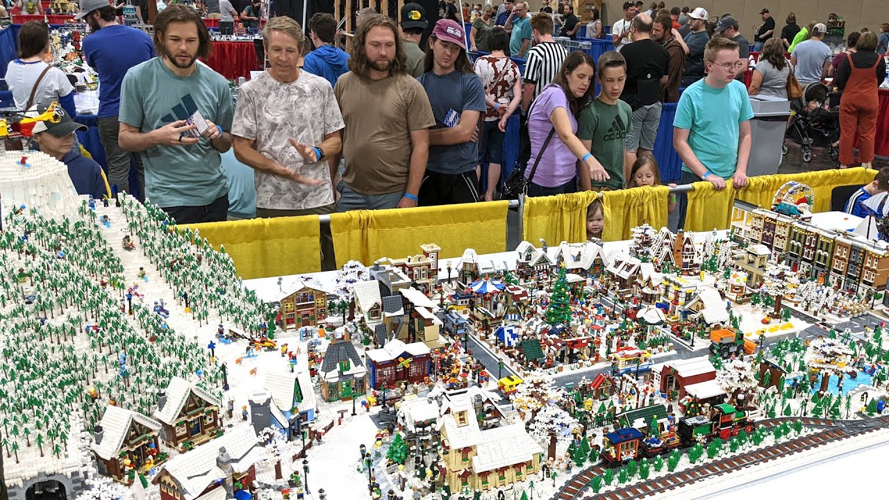 Огромный горнолыжный курорт LEGO Winter Village