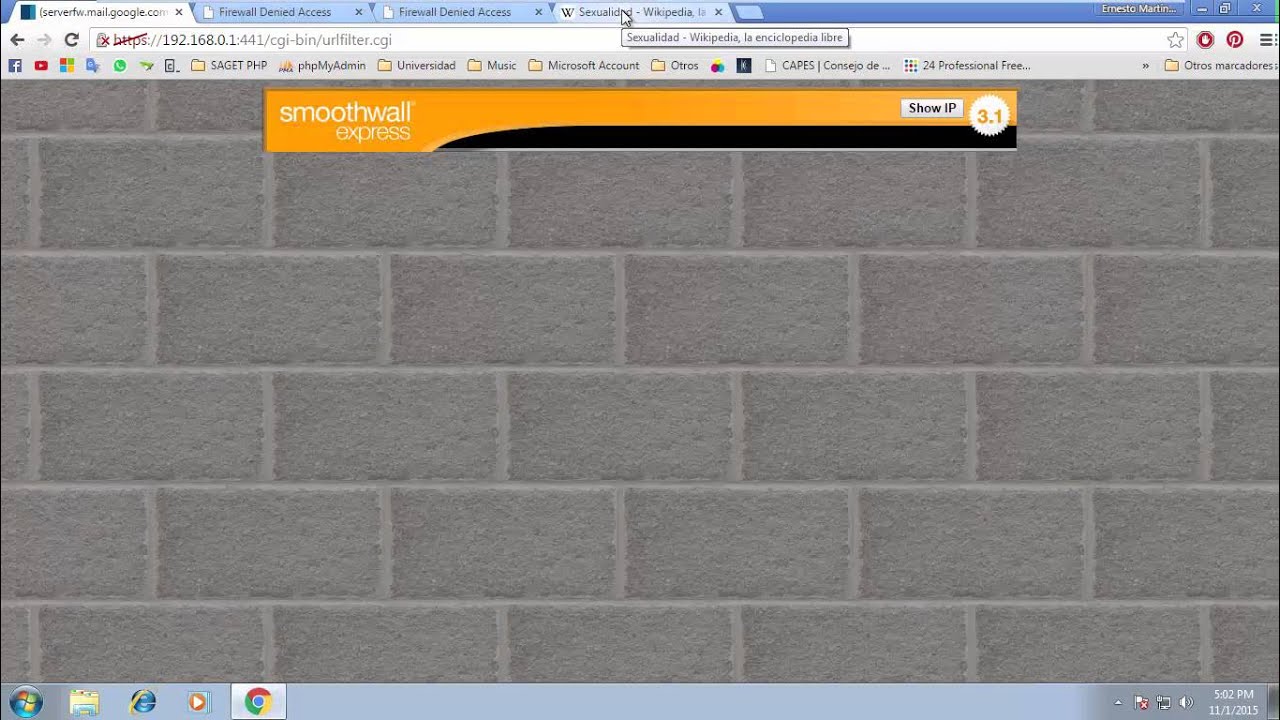 TCD Demostraciones Smoothwall Express 3 1