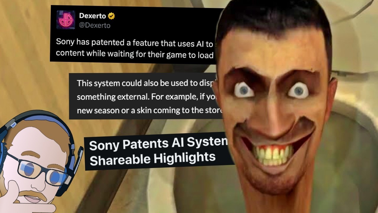 Sony Patents a New Brain Rot AI for the PlayStation 5...