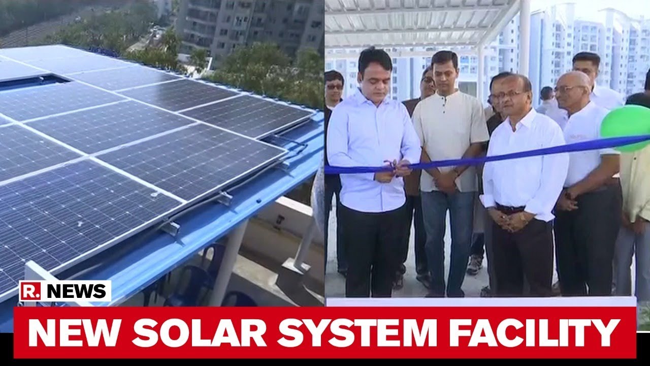 Karnataka DY CM Dr CN Ashwath Narayan Inaugurates Rooftop Solar System Facility In Bengaluru