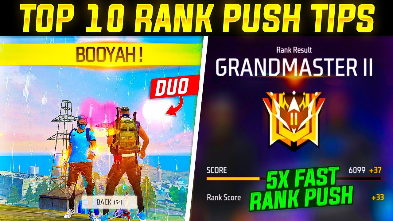 Top 10 Duo Rank Push Tips | Best Duo Rank Push Tips In Free Fire | &bull; Utkarsh FF