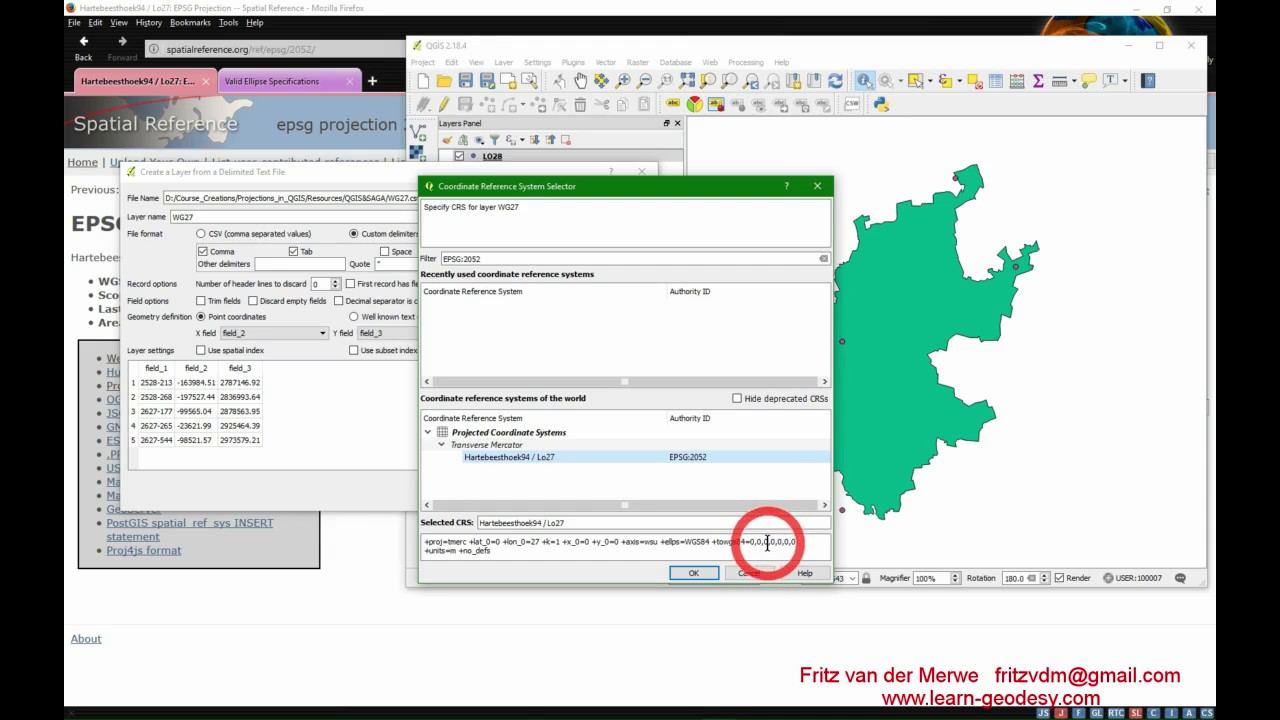 6 Transforming Point Coordinates in QGIS