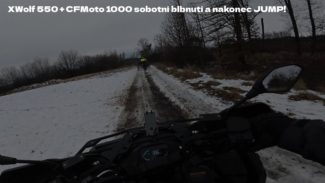 Sobotní vyjíždka XWolf + CFMoto